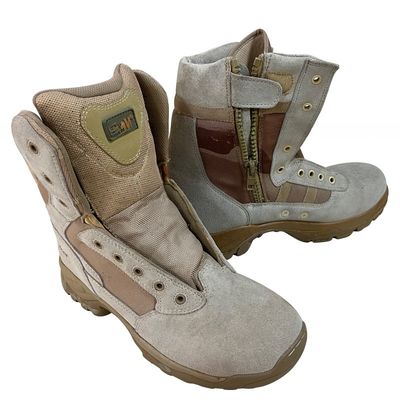 Männliche hochfeste Lederschuhe perfekt für anspruchsvolle Outdoor-Aktivitäten