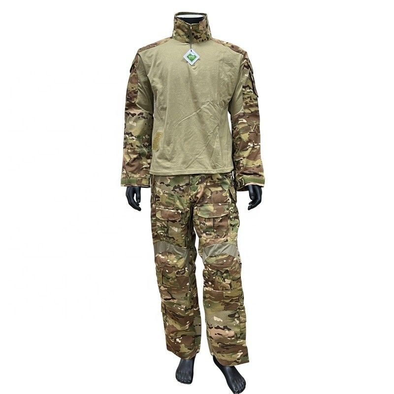 65% Polyester 35% Baumwolle Schuluniform CP Farbe Froschanzug mit Knie Ellenbogenpolster
