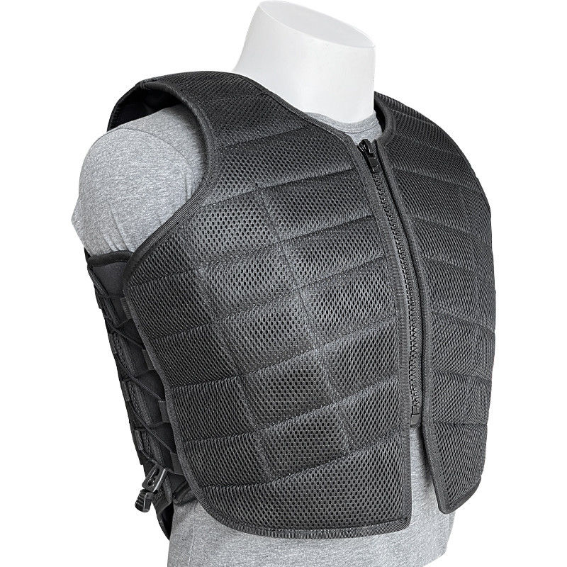 Zertifizierte Blockfoam-Padded-Schwarze Weste für Pferderitten im Freien 20 kg