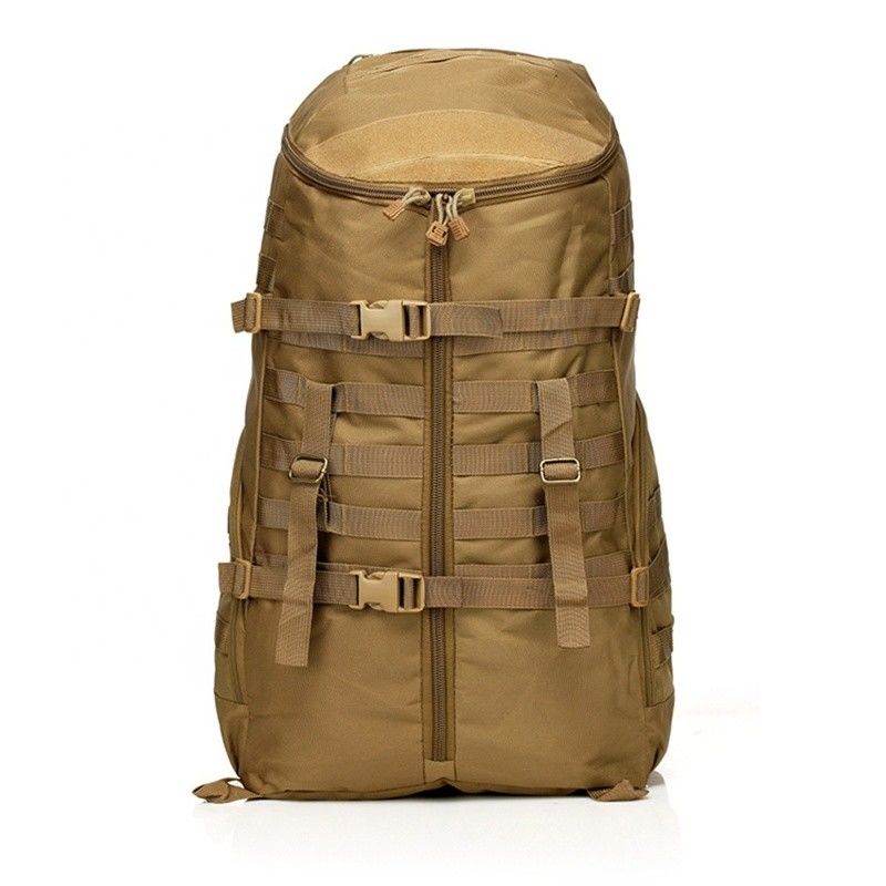 Bequemer, physiologisch gebogener Rücken 60L Rucksack für Reisen, Camping und Spezialeinheiten
