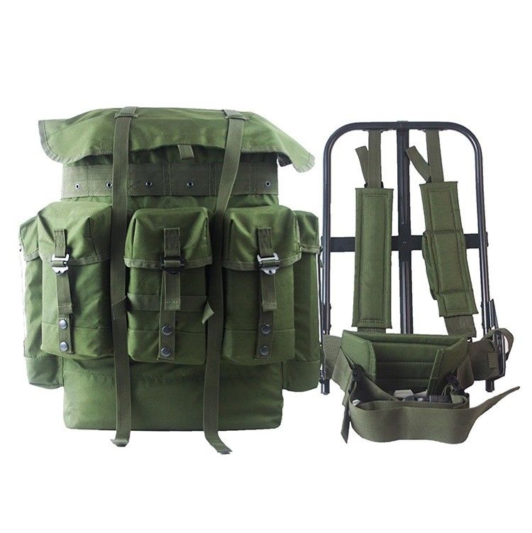 50L Kapazität Grüner Reisetasche aus Oxford-Textil mit Metallrahmen und 600*900D