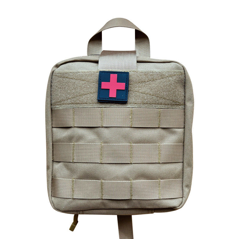Khaki-Farbe Erste-Hilfe-Kiste Lagertasche für Medikamente Unter 21 Liter