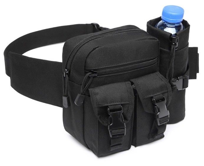 Wasserdichte Taille Rucksack Wasserflaschenbeutel für Outdoor-Camping und Freizeit 19*14*9cm