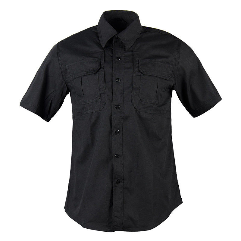 T-Shirts aus Gewebe mit Frachttasche und Federtasche in Polyester/Baumwolle
