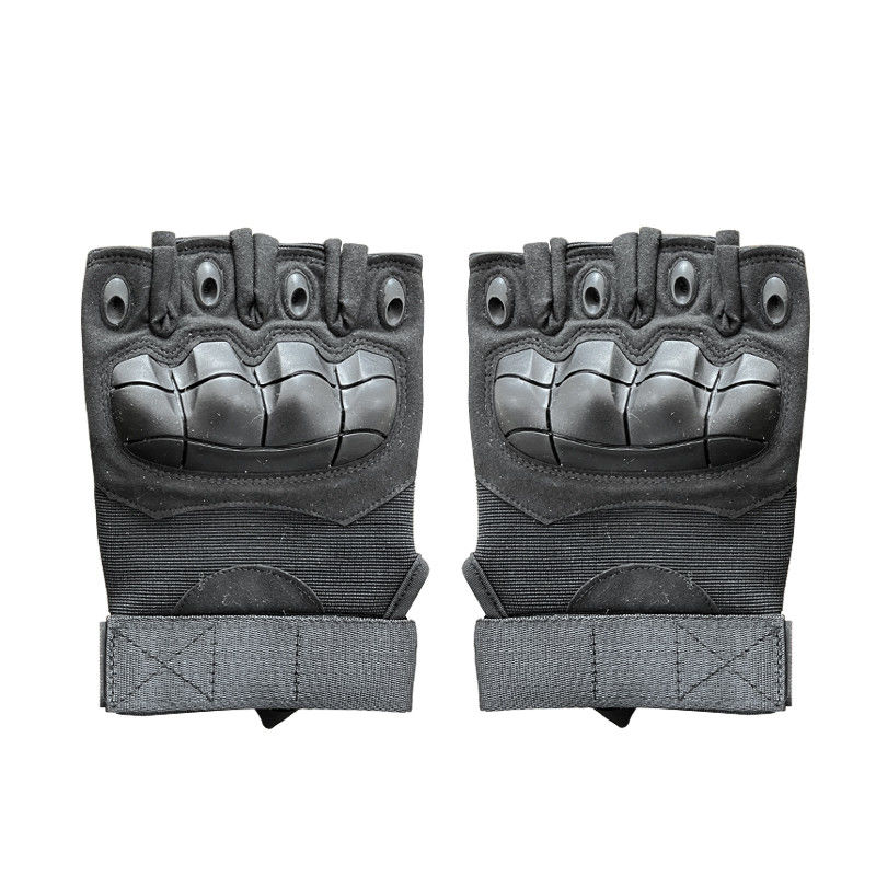 Halbfingerhandschuhe Rutschschutz für Sporthandschutz punktionsbeständig PU/Nylon/Faser