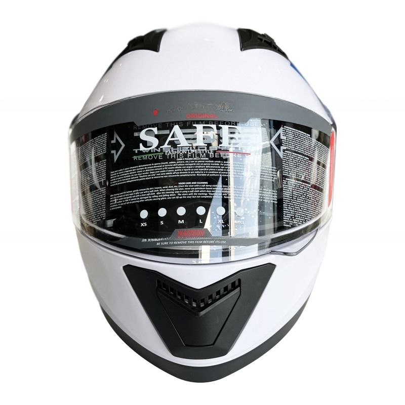 Wintersaison CE Full Face PC Shield ABS Motorradhelm andere Musterart