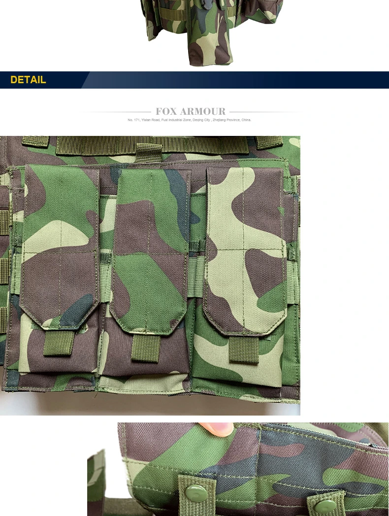 MTV08 Tarnung Atmungsschutzweste mit Molle System 4